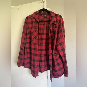 Forever 21 Red & Black Flannel